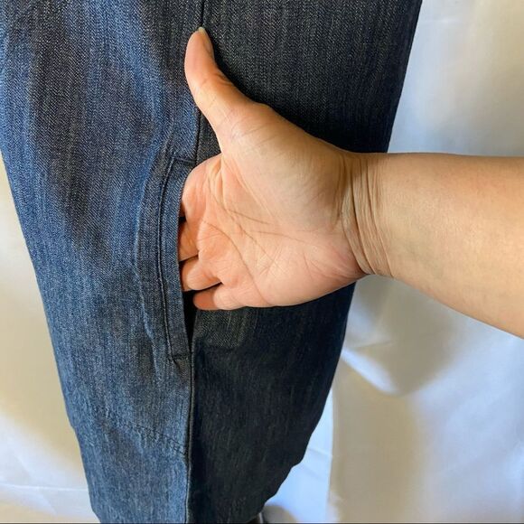 MERONA Blue Denim Straight Mini-to-Midi Dress XSmall - Picture 7 of 10